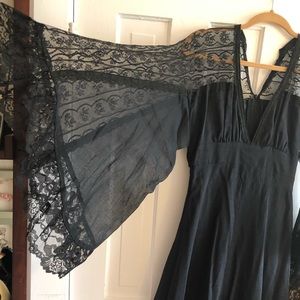 Gunne Sax by Jessica McClintock bell sleeve dress